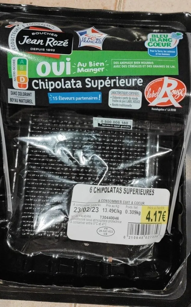 Chipolatas supérieures