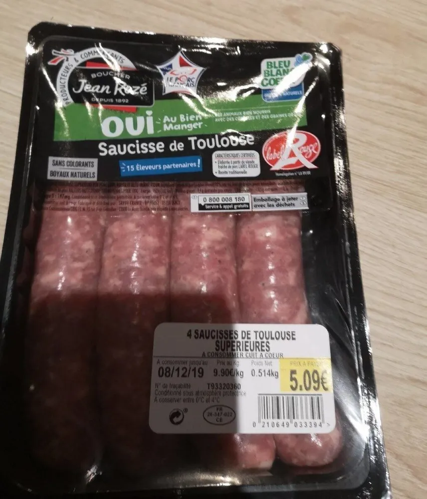 Saucisse de Toulouse