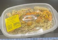 fusilli crevette et legumes