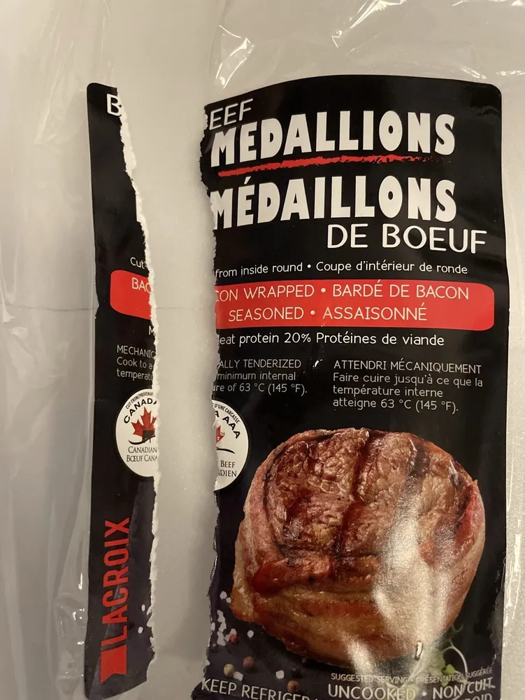 Costco Canadian Beef medalian