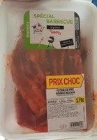 Poitrines de porc marinées mexicaine