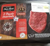 Pavés marinés 2 poivres