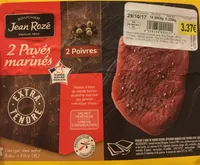2 pavés marinés au 2 poivres