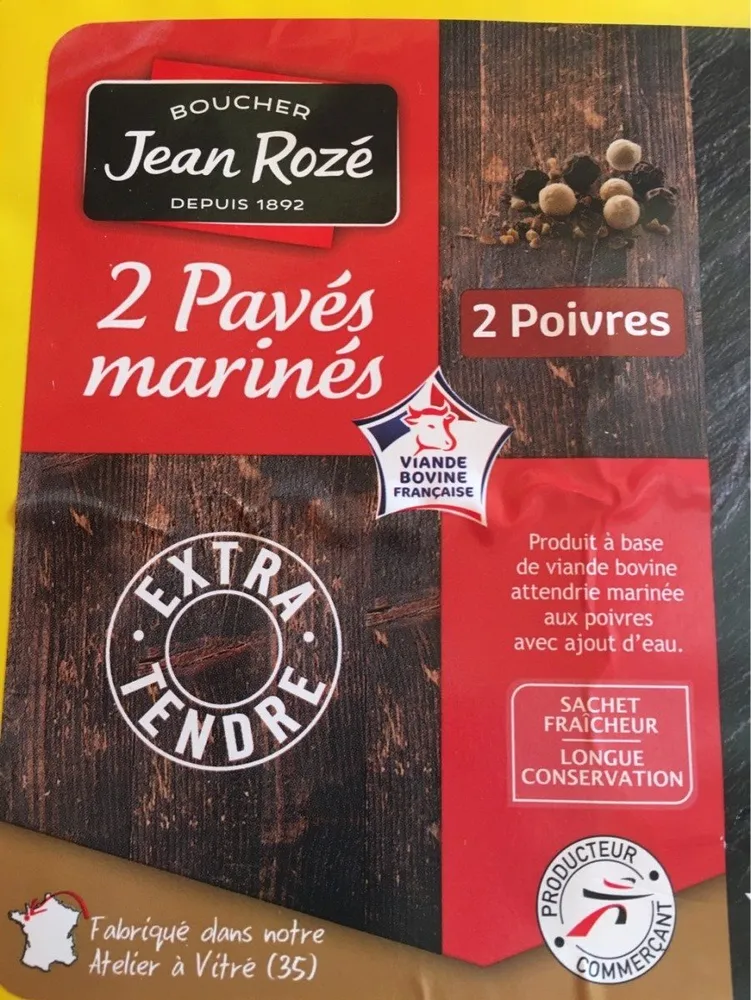 Paves marines poivre