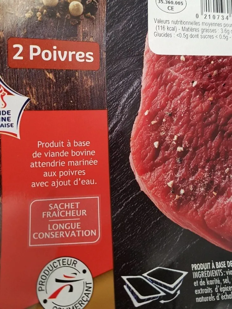 Pavés marinés