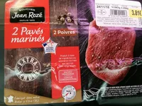 2 pavés marinés 2 poivres