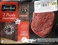 2 pavés marinés