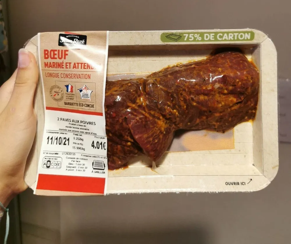 Bœuf mariné et attendri