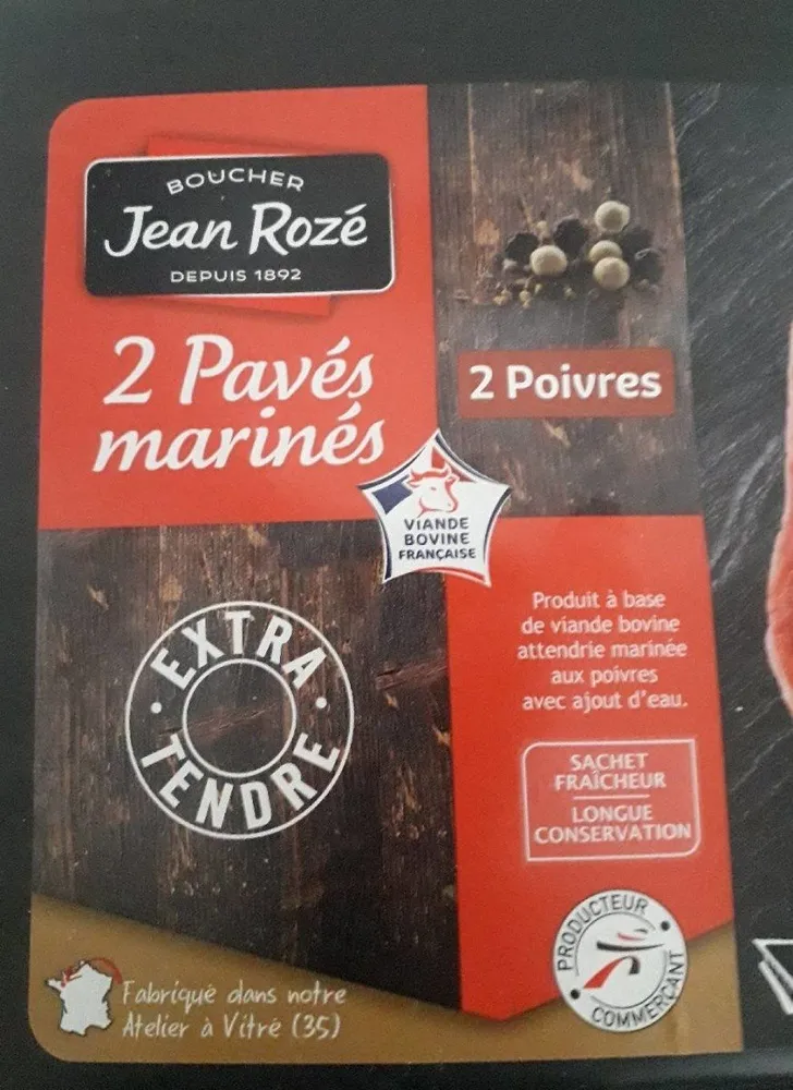 Pavés marinés
