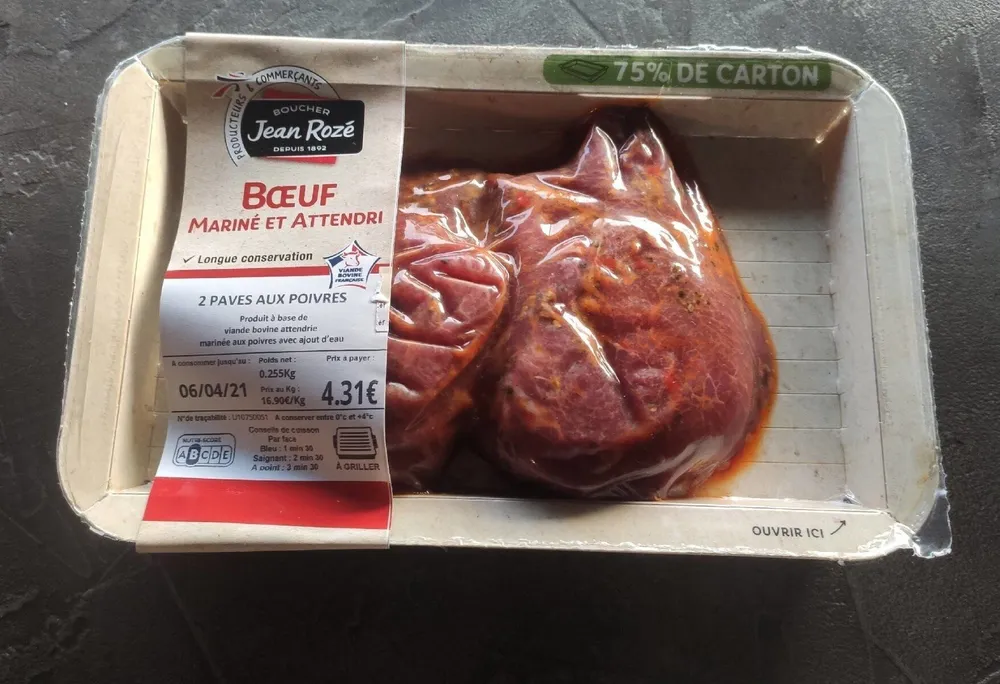 Bœuf mariné et attendri