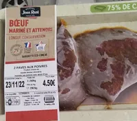 Boeuf mariné et attendri