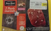 2 pavés marinés