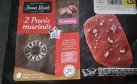 2 pavés marinés échalote