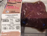 Bœuf mariné à l'échalote