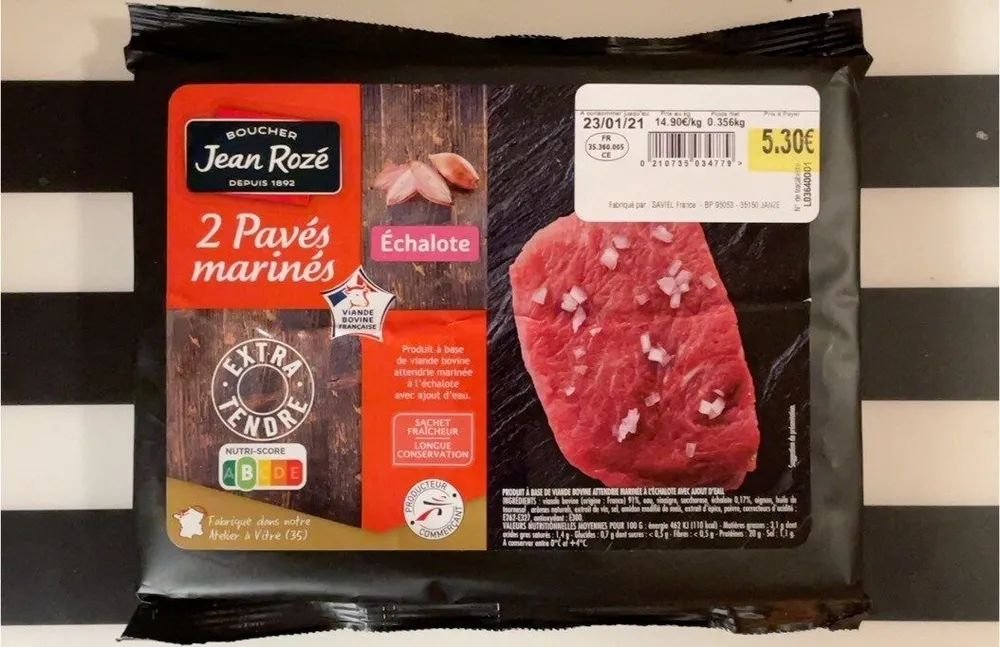 Pavés marinés