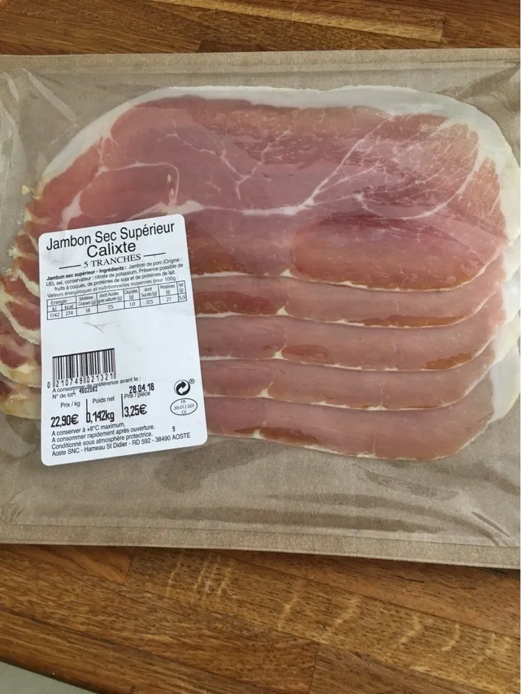 Jambon sec supérieur
