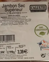 Jambon sec superieur