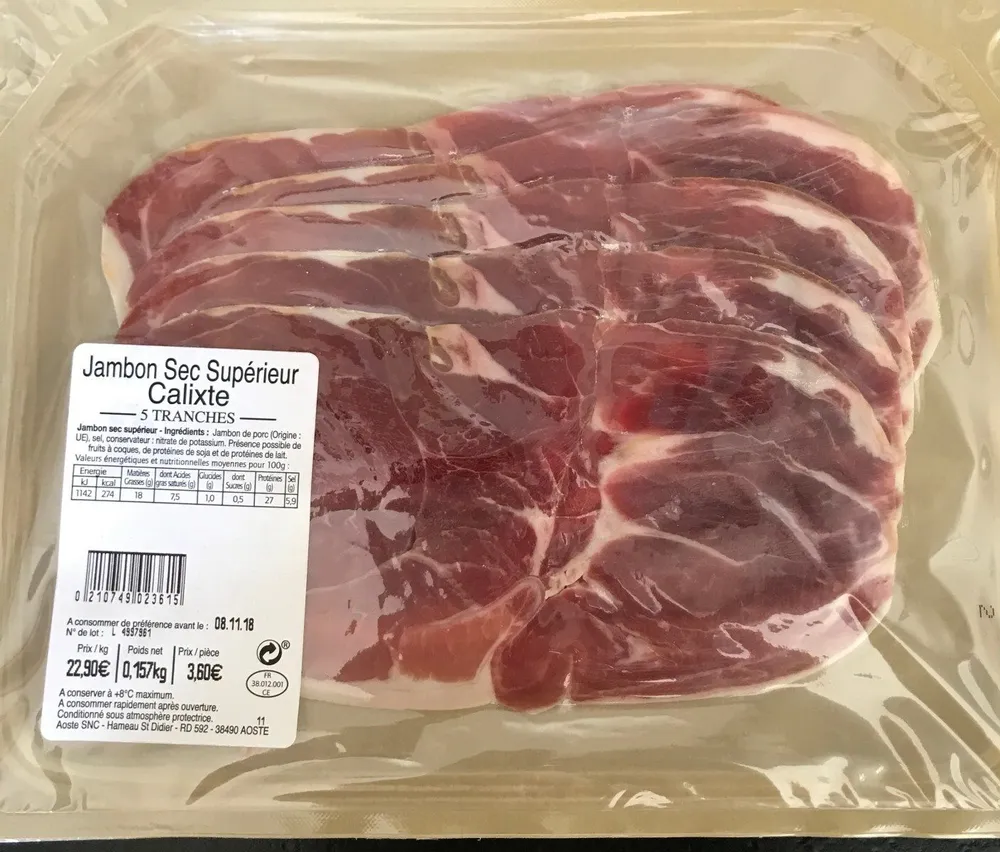 Jambon sec supérieur