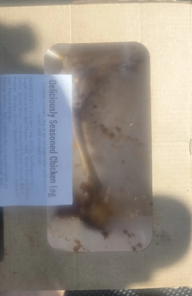 Deliciously seasoned chicken leg