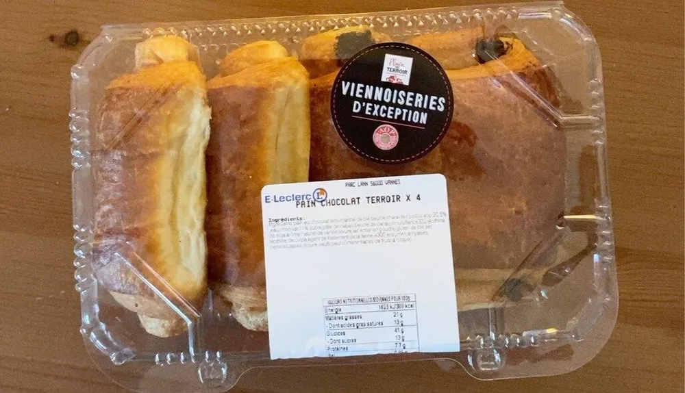 Pain chocolat terroir