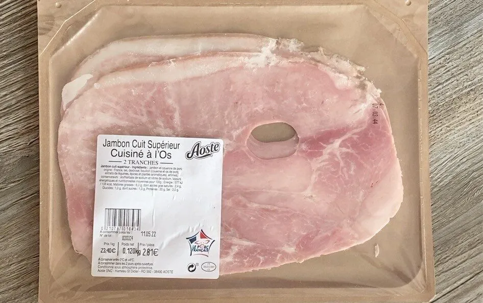 Jambon cuit supérieur
