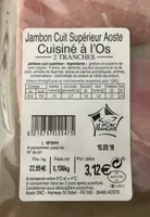 Jambon cuit superieur AOSTE