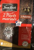 Pavés marinés aux 2 poivres