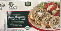 Organic Pesto, Mozzarella Chicken Breast