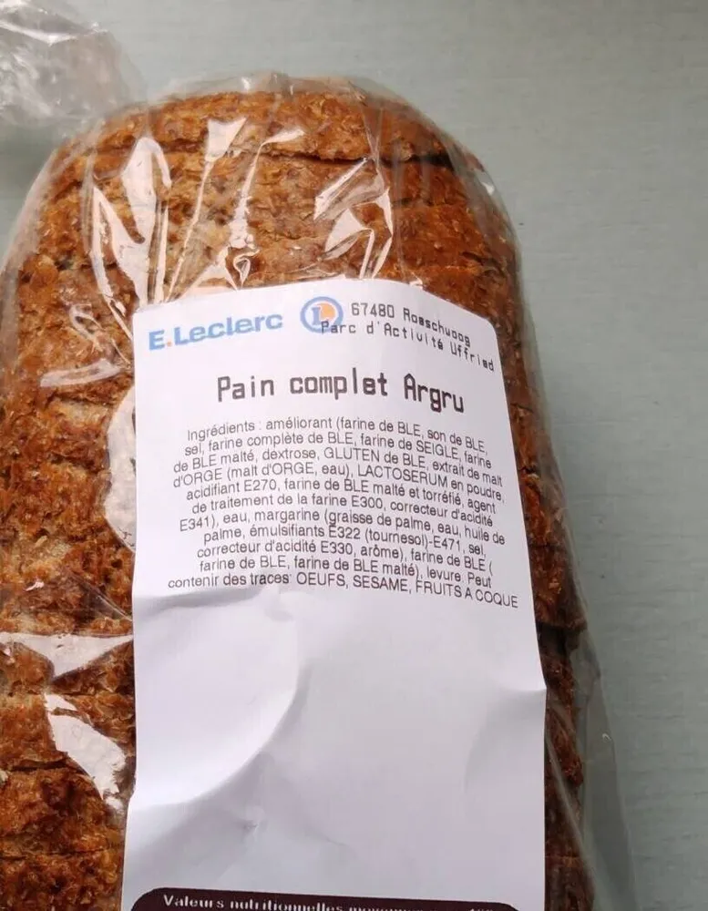 Pain complet argru