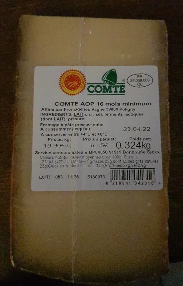 Comté AOP