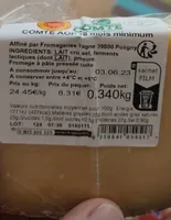 Comté AOP 16 mois minimum