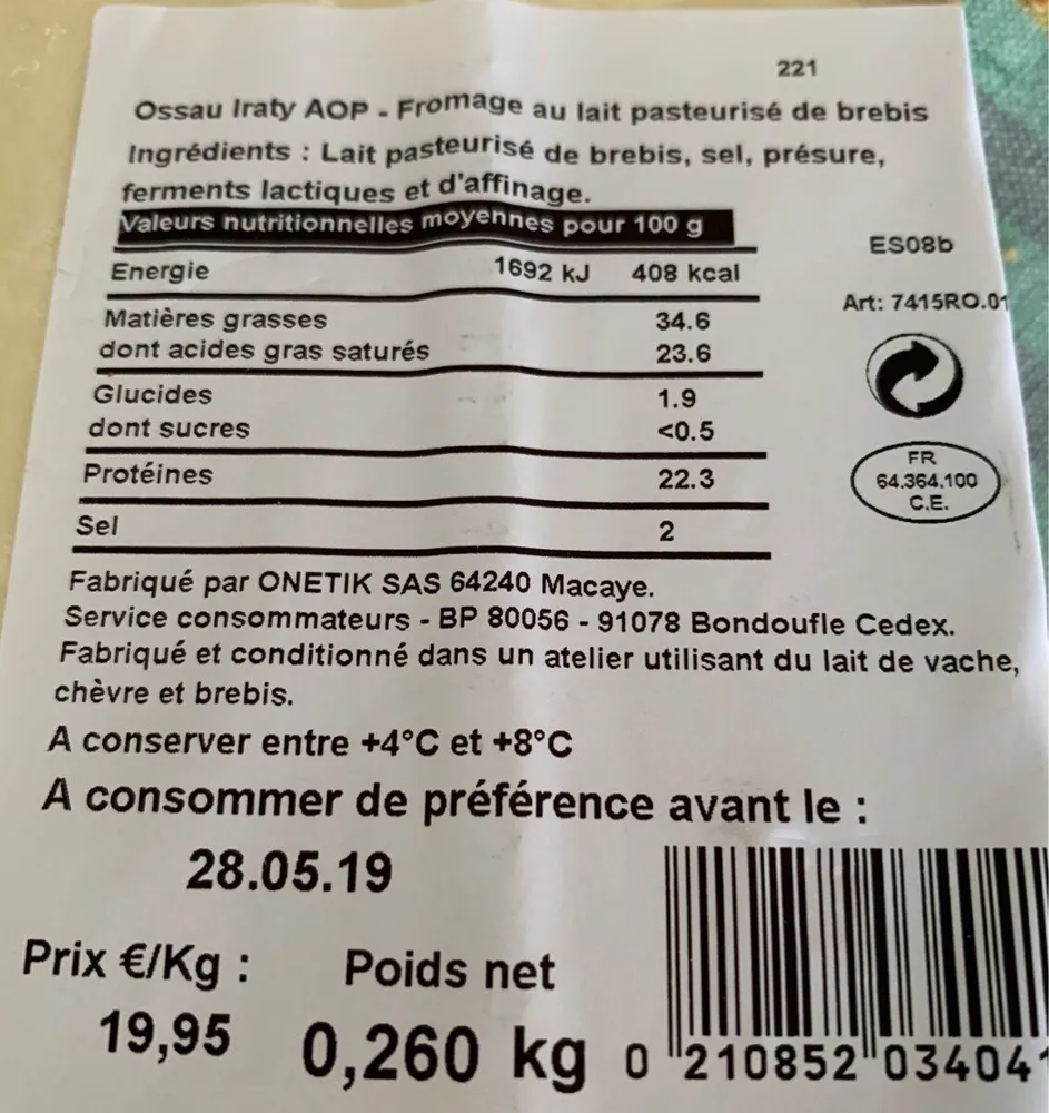 Ossau Iraty AOP