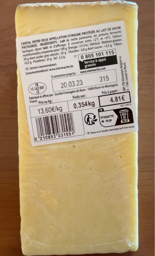 Cantal entre-deux AOP