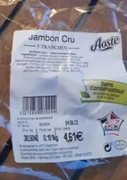 Jambon cru
