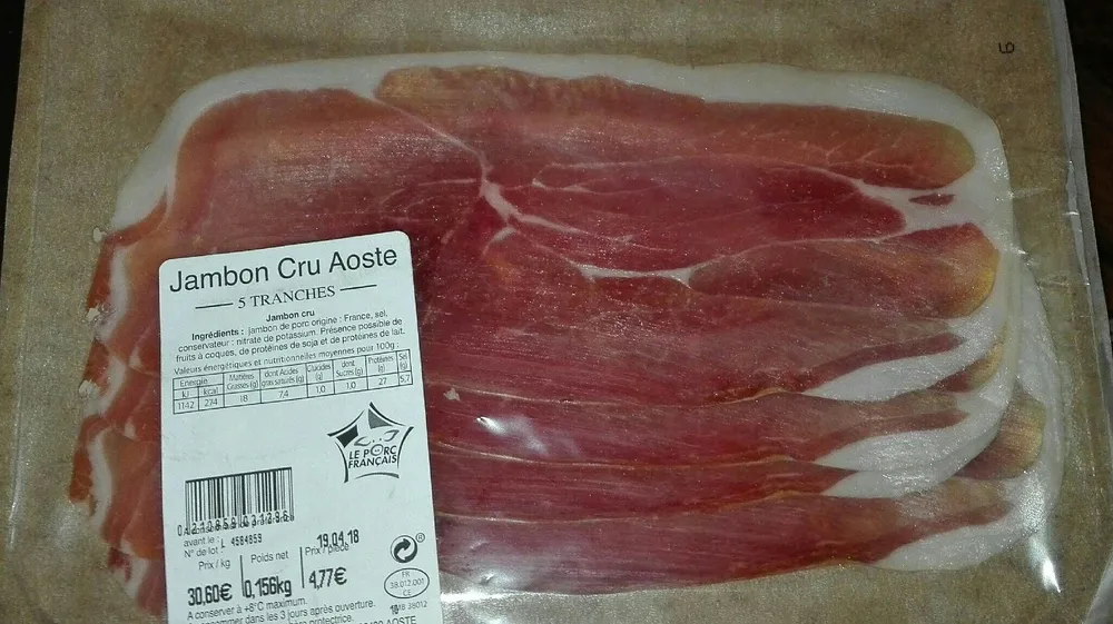 Jambon cru Aoste
