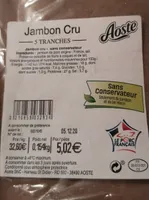 Jambon cru Aoste