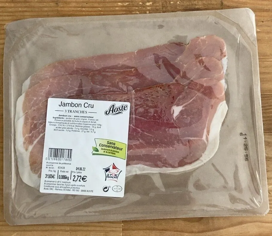 Jambon cru