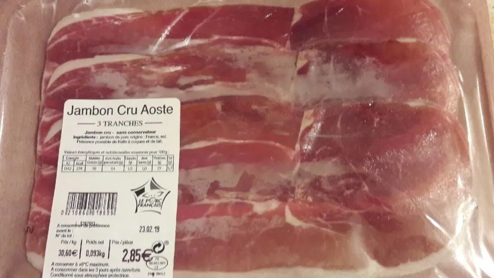 Jambon cru Aoste