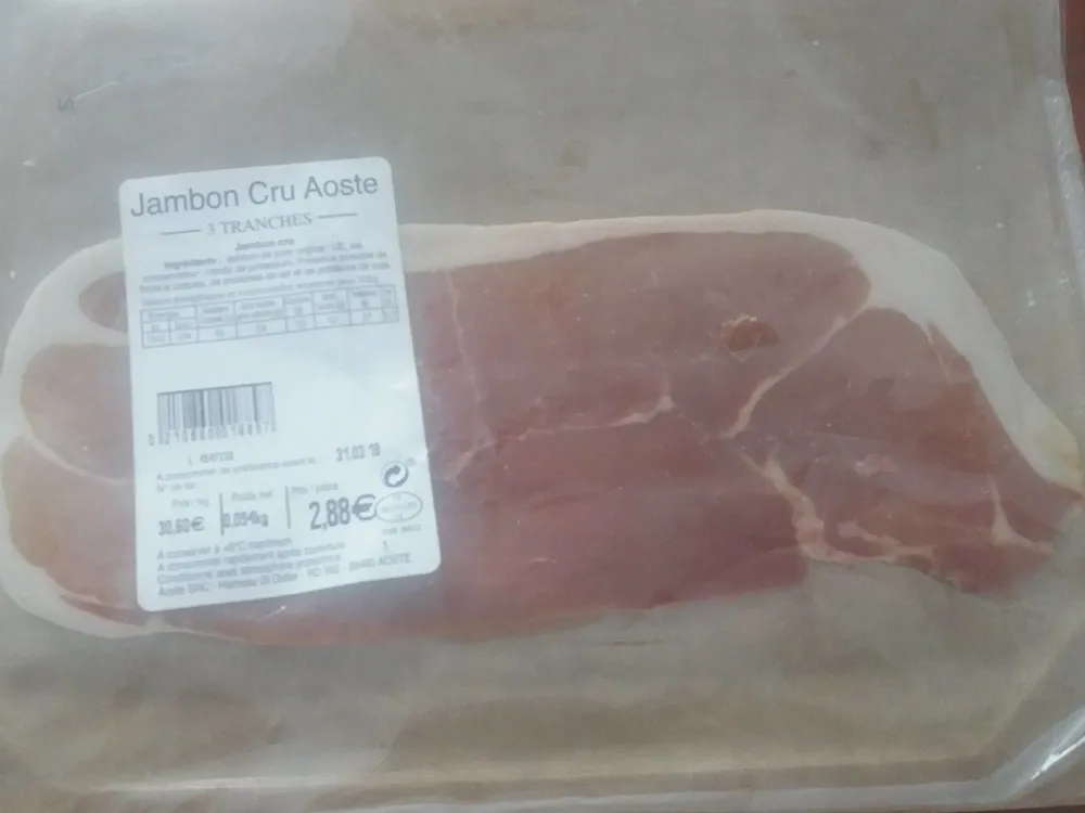 Jambon Cru Aoste