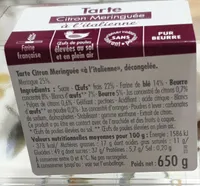 Tarte citron meringuée