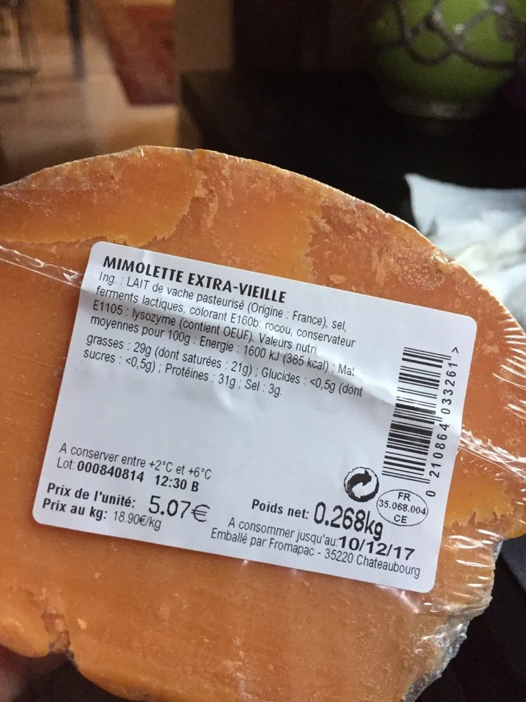 Mimolette extra-vielle