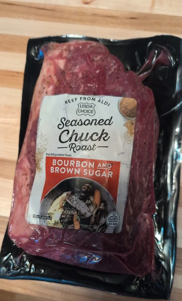 Seasoned Chuck Roast Bourbon and Brown Sugar