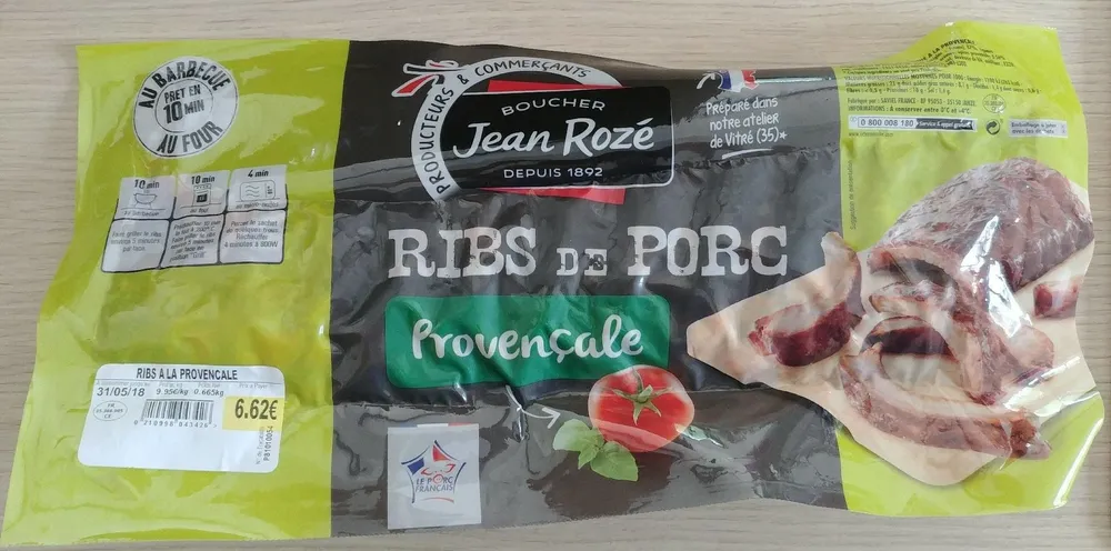 Ribs de porc provençale