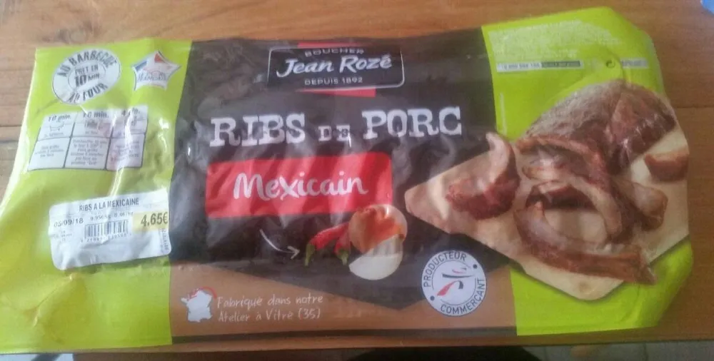 Ribs de porc mexicain