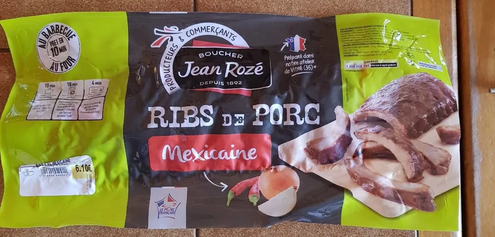 Ribs de porc Mexicaine