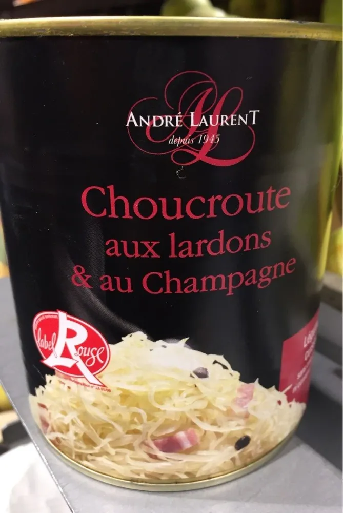 Choucroute aux lardons & au Champagne