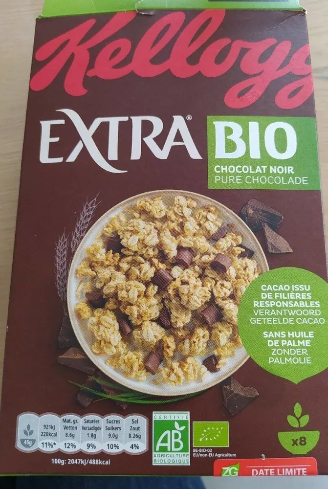 Kellogg's extra bio chocolat noir