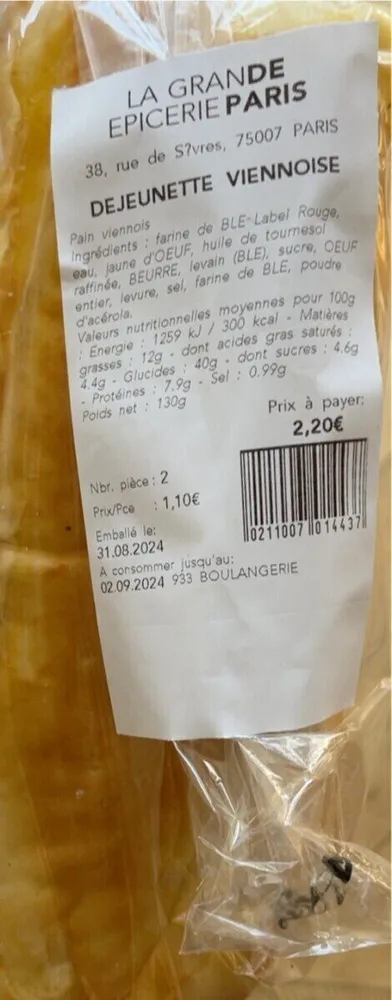 Dejeunette Viennoise