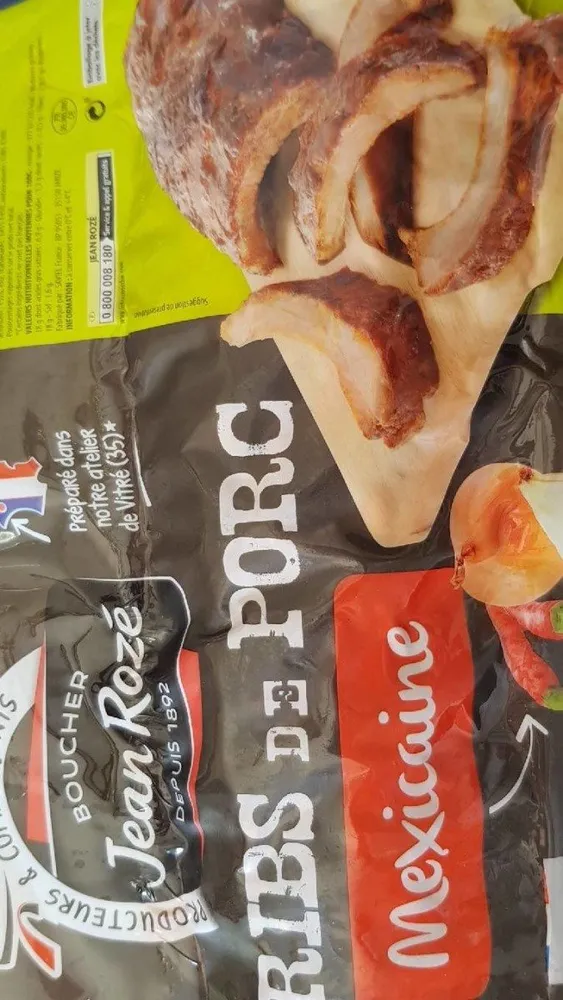 Ribs de  porc mexicain