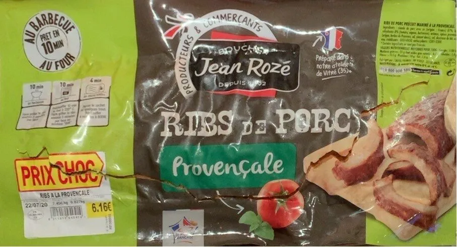 Ribs de porc pricencale